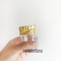 Dessert decoration Easy-to-use pudding cover Gold silver wild pudding cover paper