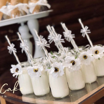 Zhang Fat Fat party wedding cake decoration Pudding decoration Wedding dessert table Silver series decoration