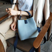 French official Mk II womens bag genuine leather bucket bag fashion 100 lap lady handbag single shoulder inclined satchel bag