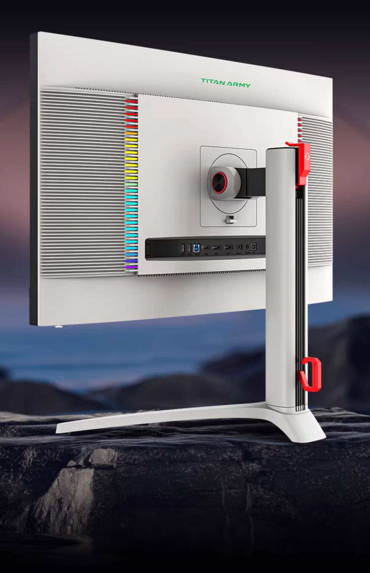 泰坦军团miniled显示器27英寸4k电竞160hz游戏内置音箱m27e6vpro