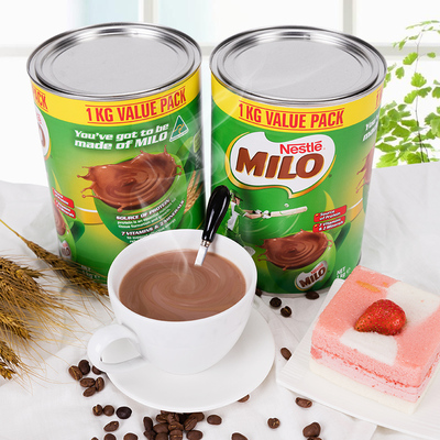 澳洲进口雀巢美禄milo巧克力麦芽饮品冲饮可可1000g罐装可可