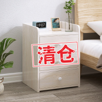 Bed head cabinet minimalist modern home with lock small storage containing cabinet Easy Mini Bedroom bedside object cabinet
