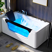 Bath small apartment surf massage waterfall glass Japanese style European intelligent constant temperature heating adult household bathtub