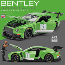 1: 32 Bentley Continental GT3 Alloy Cars Model Racing Cars Kids Toy Cars Racing Return Cars Model