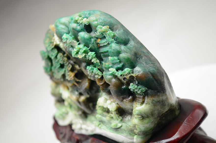 品牌 玉爱天石 产地 南阳 造型 鹤鹿同春 品种 独山玉 重量 9630 g