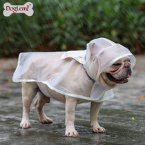 Small Medium Dog Pets Rainy Day Waterproof Rain Cape Dog Raincoat Puppy Doggie Waterproof Pet Clothes