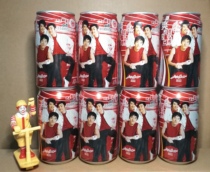 Coca-Cola to be cool by its own dazzling personality Show Pan Weibai Liu Xiang Yu Wenle group of 8 cans