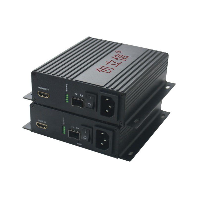 chuangxin hdmi high-definition audio and video optical transceiver single-mode dual-fiber optical fiber extender 4k transmission with optical module