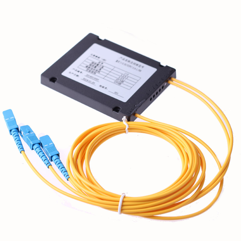 haina 1 minute 2 splitter sc fiber splitter single-mode taper pigtail splitter carrier-grade