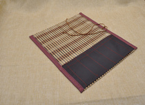 Students special pen curtain Pen bag Wenfang Four Treasures brush pen Calligraphy Chinese painting supplies Roll brush pen Protection brush pen