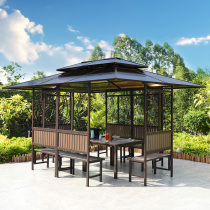 Outdoor Gazebo Tent Patio Large Tent Patio Open-air Relaxing Simple Outdoor Balcony Assembly Garden Covered