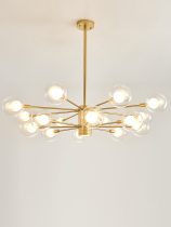 Nordic Living Room Chandelier Modern Minimalist Restaurant Atmospheric Magic Bean Molecular Lamp Creative Personality Bedroom Light Lavish Chandelier