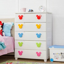 Japan Alice IRIS plastic drawer type Childrens storage cabinet Alice baby wardrobe storage box