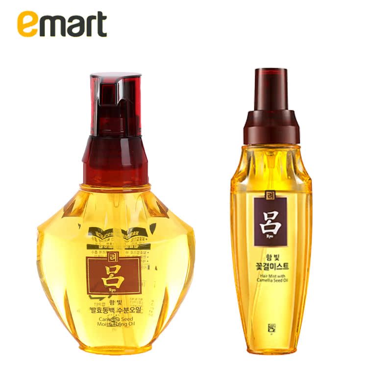 EMART海外吕山茶花发酵护发精油80ml  修复损伤花香喷雾 150ml-tmall.hk天猫国际产品展示图1