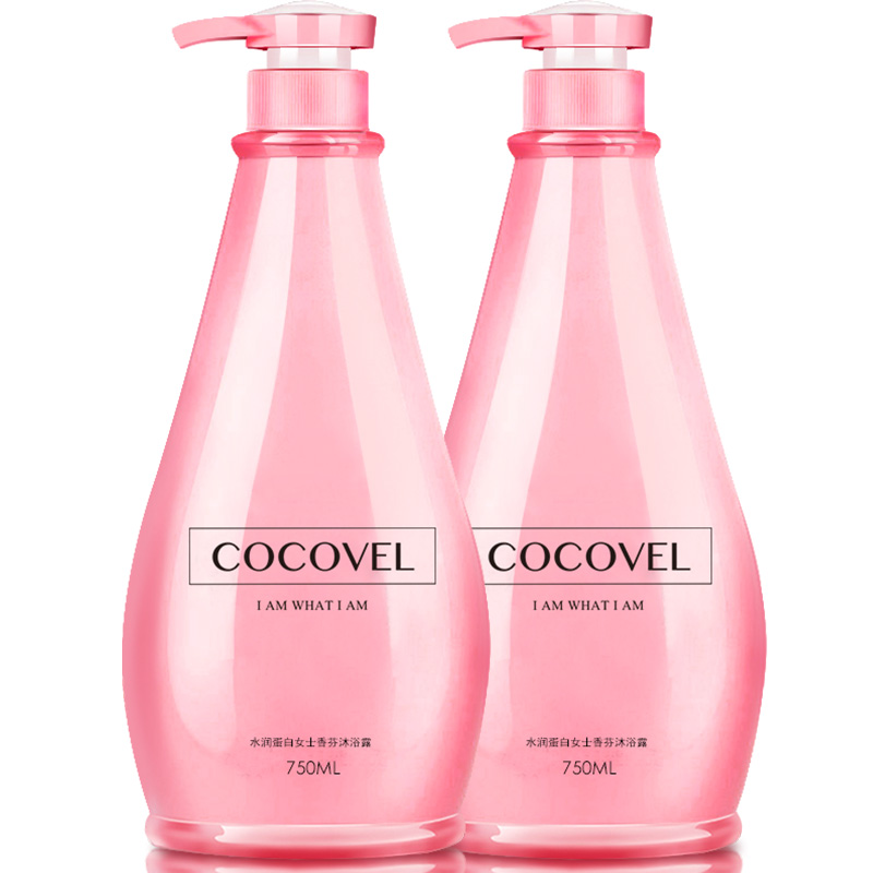 COCOVEL正品沐浴露 持久留香香水香型 清爽滋润补水380ml*2瓶产品展示图3