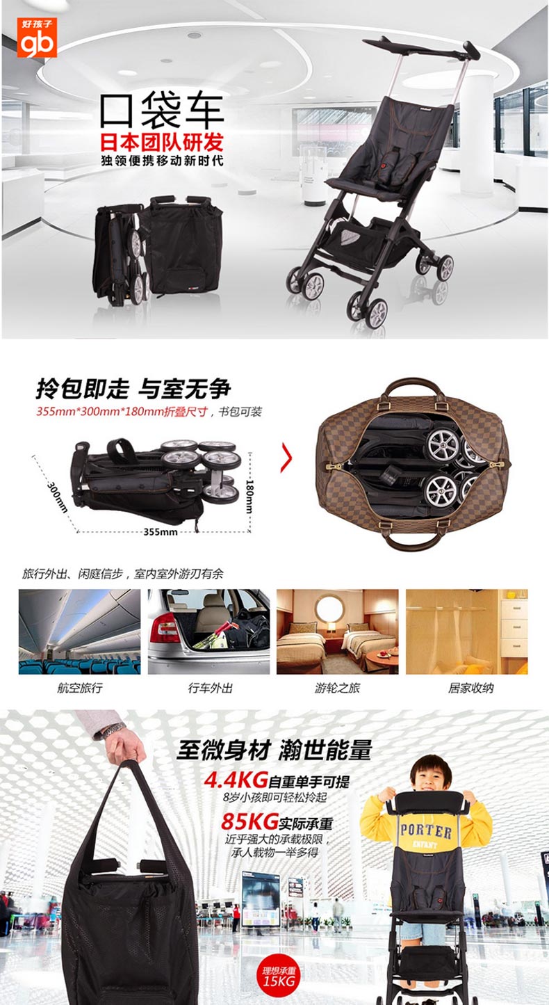 Четырёхколёсная коляска Goodbaby POCKIT2S Четырёхколёсная коляска Goodbaby POCKIT2S