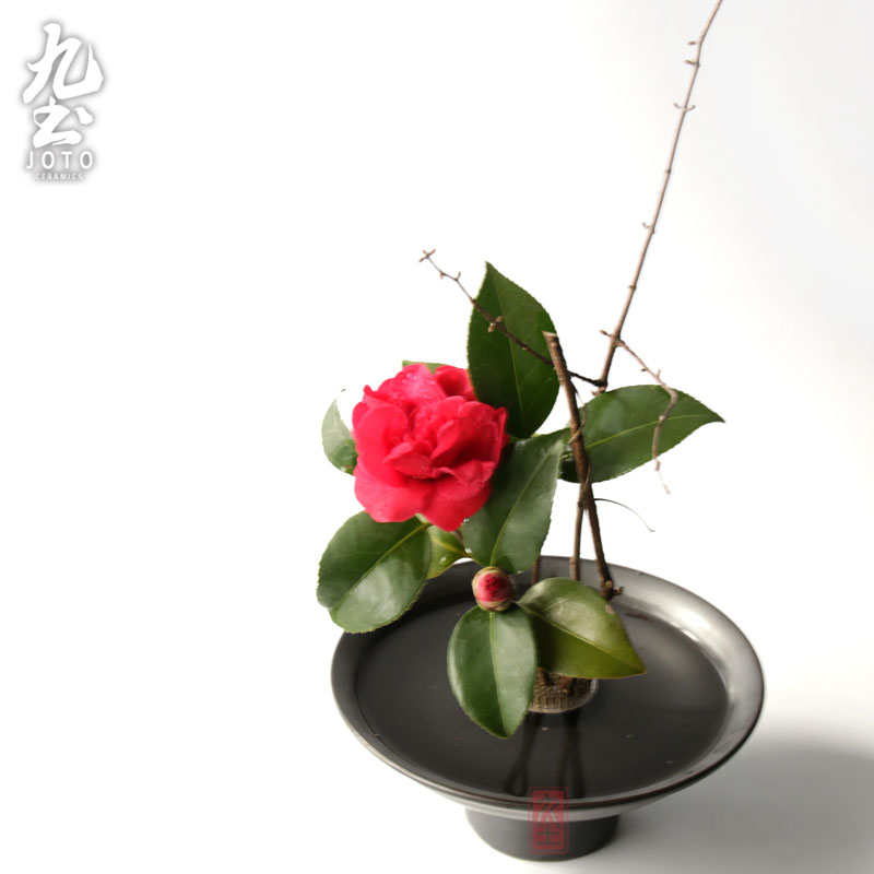 About Nine soil checking pottery zen Chinese style flower implement circular big props tea table inserted with new classical flower POTS, small flow