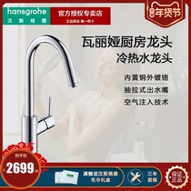 Germany Hansgrohe Varia single-handle kitchen faucet hot and cold faucet can be rotated 14872000
