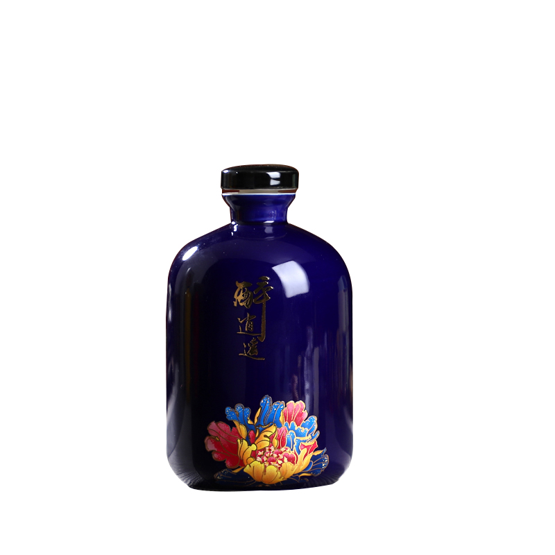 An empty bottle of jingdezhen ceramic Chinese style household seal 1 kg pack bulk wine jug wine utensils wine jars