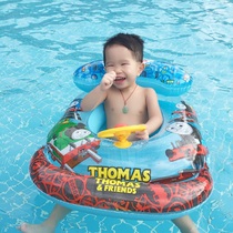 Infant thick swimming ring steering wheel seat ring children swimming ring baby Mount cute inflatable water seat