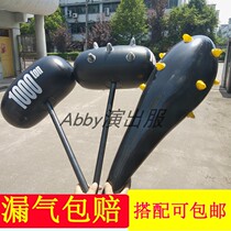 Nightclub bar inflatable toy hammer Large inflatable stick Meteor hammer Prickly mace atmosphere prop hammer