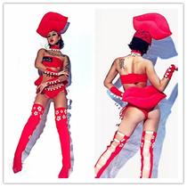 Red Lip Nightclub Bar Djdsgogo Valentines Day Show With Sexy Bikini Big Lips 520 Theme