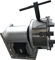 Laser fiber marking machine carbon dioxide cutting D160-F type 45mm through hole clamp rotary shaft tooling motor