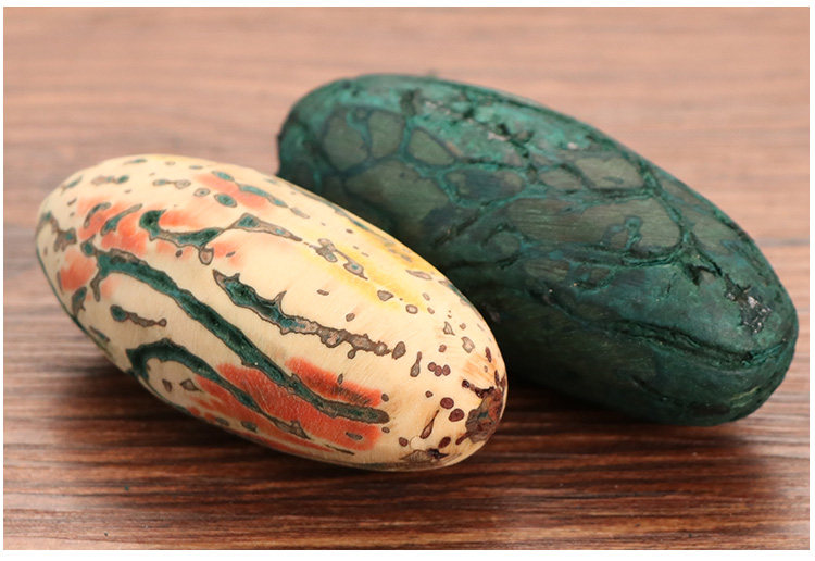 菩提子原籽 彩色千眼菩提大果手把件文玩把玩挂件高密果佛珠彩果