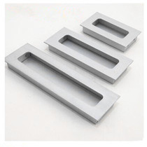 Dark handle door handle aluminum alloy buckle hand hidden embedded drawer sliding door sliding door furniture hardware accessories