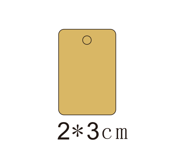 circular kraft paper tag customized blank spot clothing store listing custom logo price tag customization