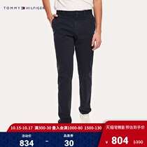 TOMMY HILFIGER Men Casual Cotton Straight Pants MW0MW10329