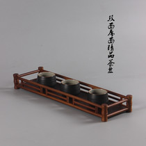 Japanese-style heavy bamboo dry bubble table mat tea tray pure handmade bamboo cup tray bamboo tea tray tea tray