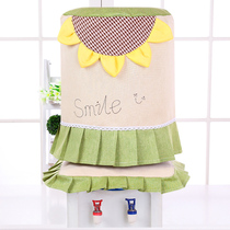 Drinking water machine set dust cover lace drinking water mask two sets of modern simple household bucket cover drinking water machine bucket cover