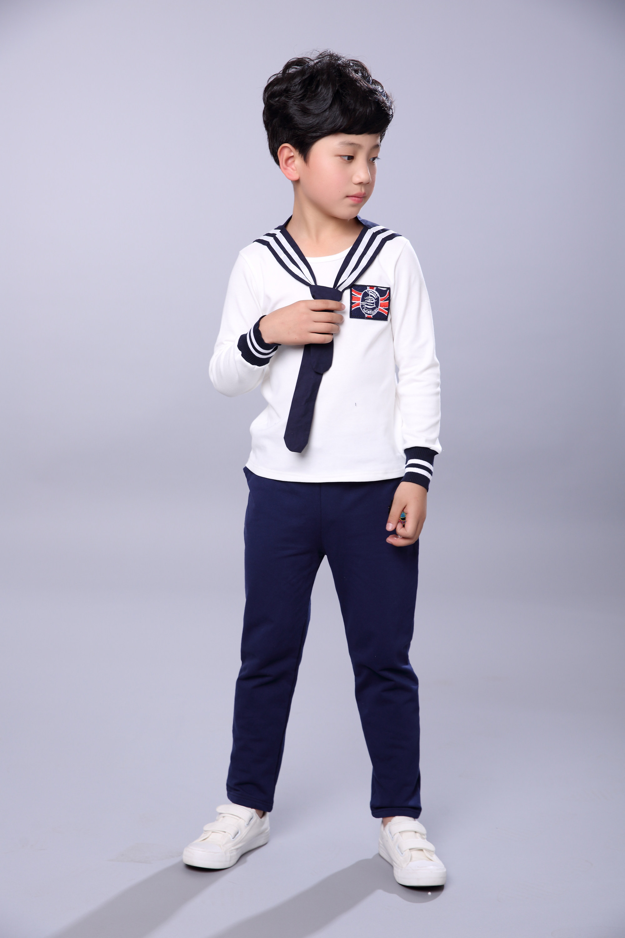 六一儿童演出服大合唱服表演服小学生诗词朗诵小海军服校服水手服