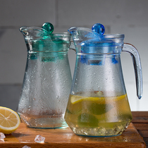 Lémeya cold kettle Glass Kettle Kettle large capacity set padded transparent household