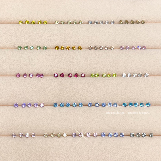 4mm Shi jiahuazi 버스트 작은 전구 색상의 다이아몬드 귀 뼈 손톱 의료 티타늄 강철 925 4mm Shi jiahuazi 버스트 작은 전구 색상의 다이아몬드 귀 뼈 손톱 의료 티타늄 강철 925