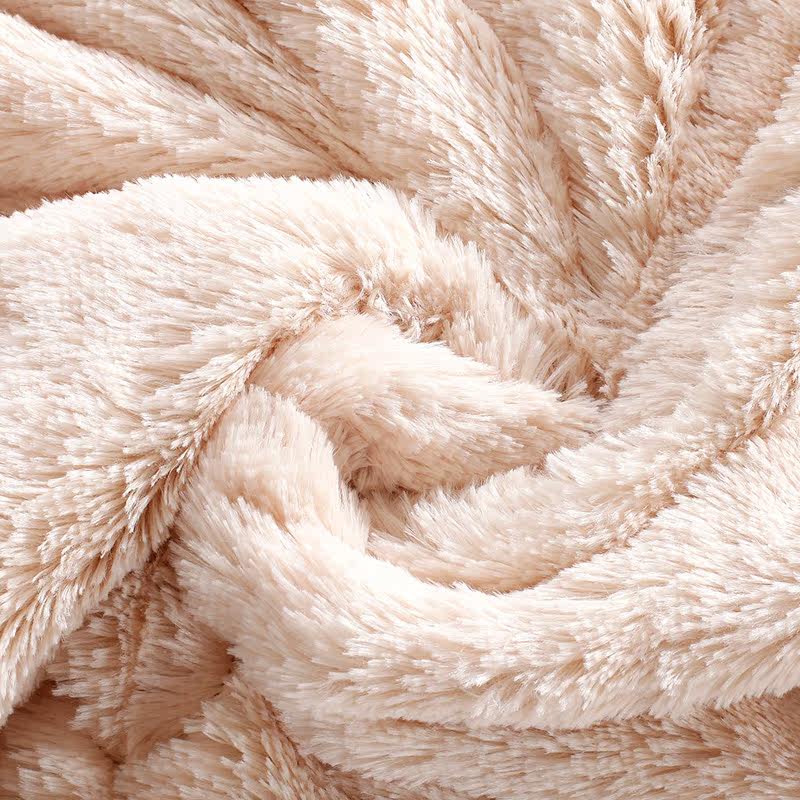 帕缇欧 专柜奢华加厚双层天丝绒毛毯 婚庆毯子 双人盖