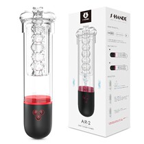 ShandyAR man with charging motion masturbation massage exerciser penis bodybuilder shaking long rubber aircraft cup S090