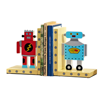Cartoon bookstore childrens room robot desk countertop book storage home furnishings book bookshelf