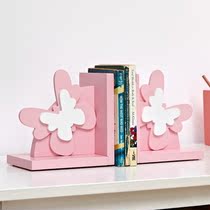 Cartoon style home decoration butterfly ornaments girl model room creative book stand storage rack book by small book block