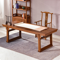 Red Wood Desk Chicken Wings Wood Chinese Desk Solid Wood Calligraphy Desk Painting Desk Painting Desk Painting Desk Home Office Desk