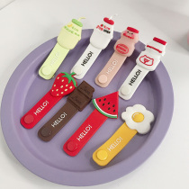 Headphone storage buckle Data cable winding device Button winding device Cartoon cute silicone mobile phone charging cable finishing small artifact Portable suitable for Apple headphone cable Hub cable collector Anti-theft