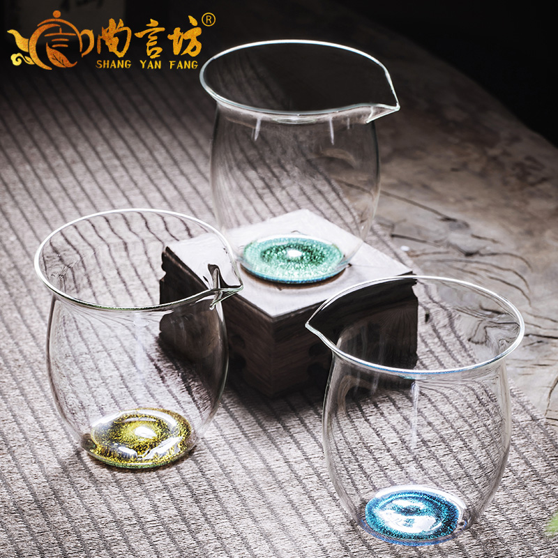 It still seems more reasonable fang glass cup tea sea hot points of tea, tea sets accessories filter and cup)