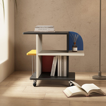 Wotime Living Room Sofa Creative Side Mobile Floor Magazine Bedroom Accessories Cart Holder