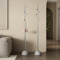 Stainless steel light lawn hanging hanging rack houseBedroom simple cloak cabinet living room door hanging clothes