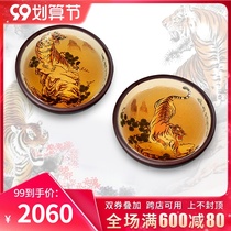 Famous Zhang Xiaoling Cup Purple Sand Master Cup small Cup kung fu tea cup tea cup tea cup Tiger mud painting