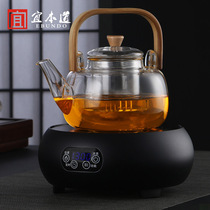 High temperature resistant glass beam cooking teapot Boiling water tea health pot Household electric ceramic stove steaming teapot tea stove Tea cooker Tea maker
