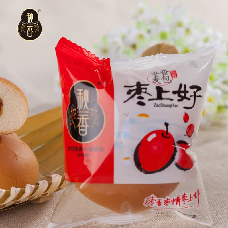 秋香食品_枣上好面包/1400g山东特产枣泥馅料面包糕点礼箱产品展示图5