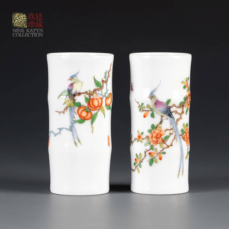 Nine at jingdezhen manual painting of flowers and fragrance - smelling cup hand - made the master sample tea cup cup kung fu tea tea cups