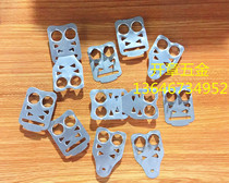 Export packing box steel side box steel belt male and female buckle lock wooden box accessories elevator box hardware letter buckle